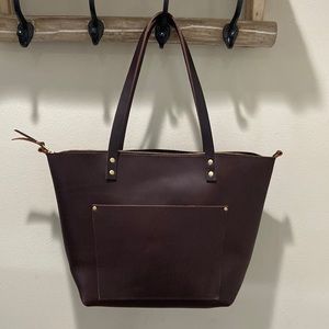 Portland Leather Goods Zipper Tote
